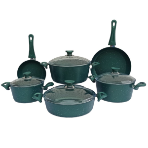 E/G NİPMAR BİANCO QAZAN DEST 10PCS GREEN